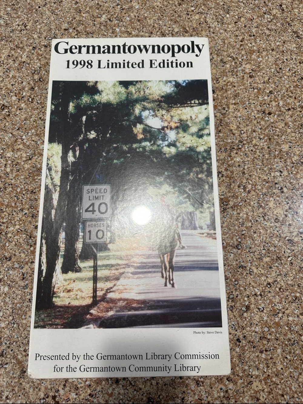 Germantownopoly 1998 Limited Edition board game.